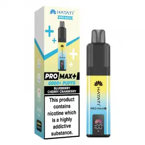 Blueberry Cherry Cranberry Hayati Pro Max Plus 6K Disposable Vape 20mg